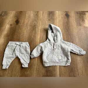 Carters Gray Baby Set